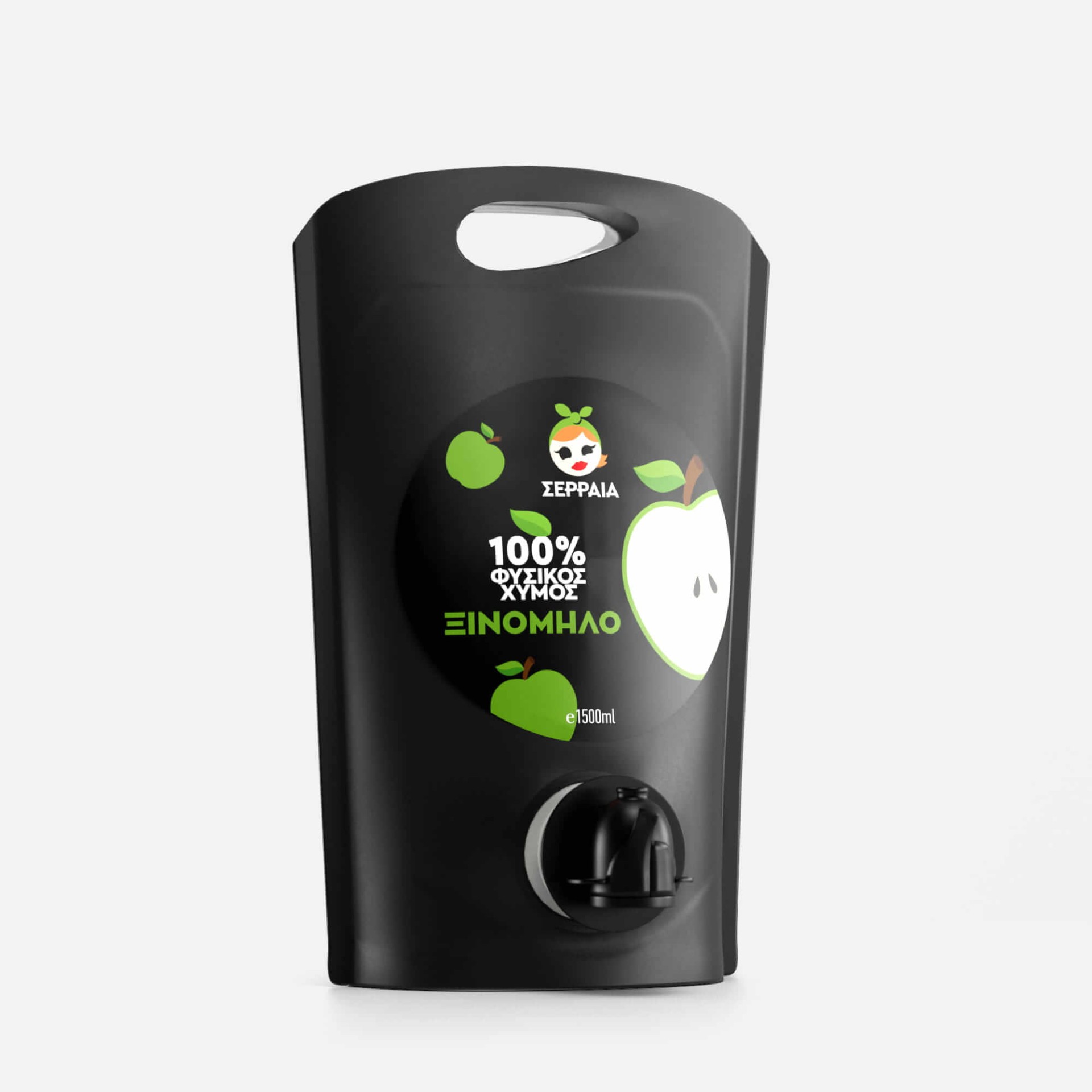 Ασκος Χυμος Ξινομηλο 1,5lt Σερραια